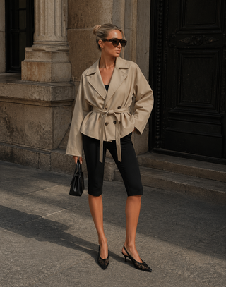 Eight oversize trench jakki