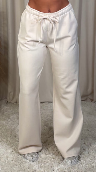 Eight joggingbuxur beige