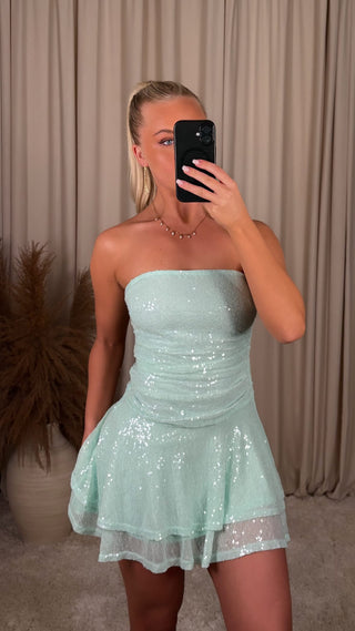 LoveD sequin dress green