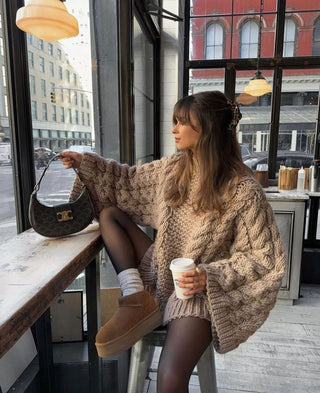Lucc over size knit peysa