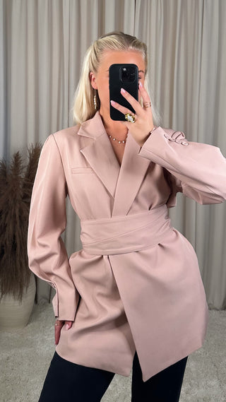 Eva jakki bleikur
