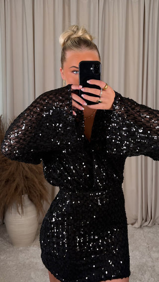Gemma dress black