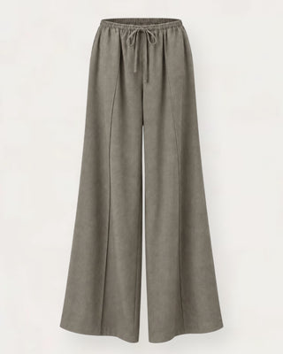 Lucc wide-dressy buxur taupe