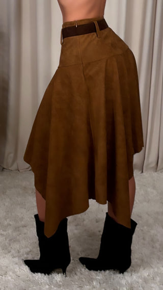 Moch suede pils camel