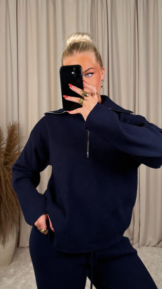 Taylor cozy sett navy