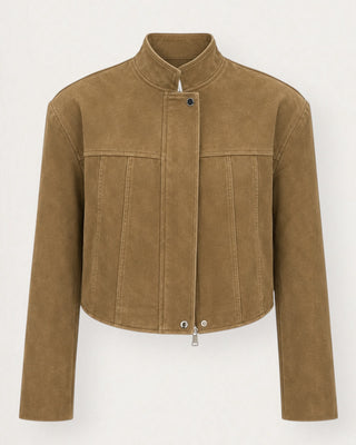 Moch suede-jane jakki camel