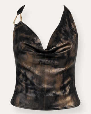 Privy metallic shirt