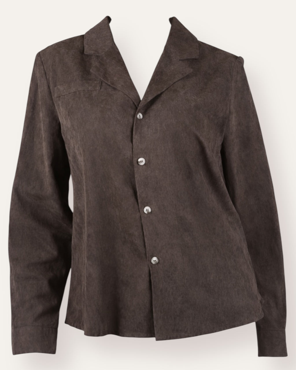 Amanda shirt brown – Júník.is