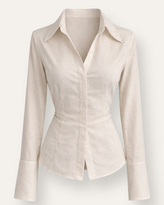 Eight linen shirt beige