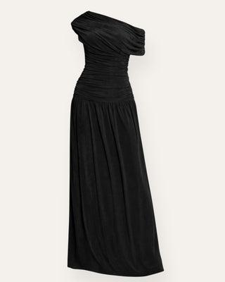 Lucy-off shoulder kjóll svartur