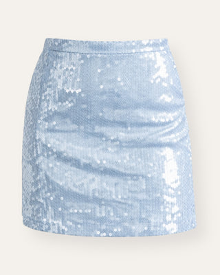 Eight pallíettu pils blátt