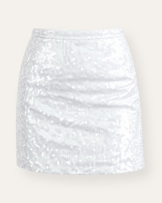 Eight pallíettupils hvítt