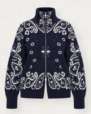 KY knit peysa navyblá